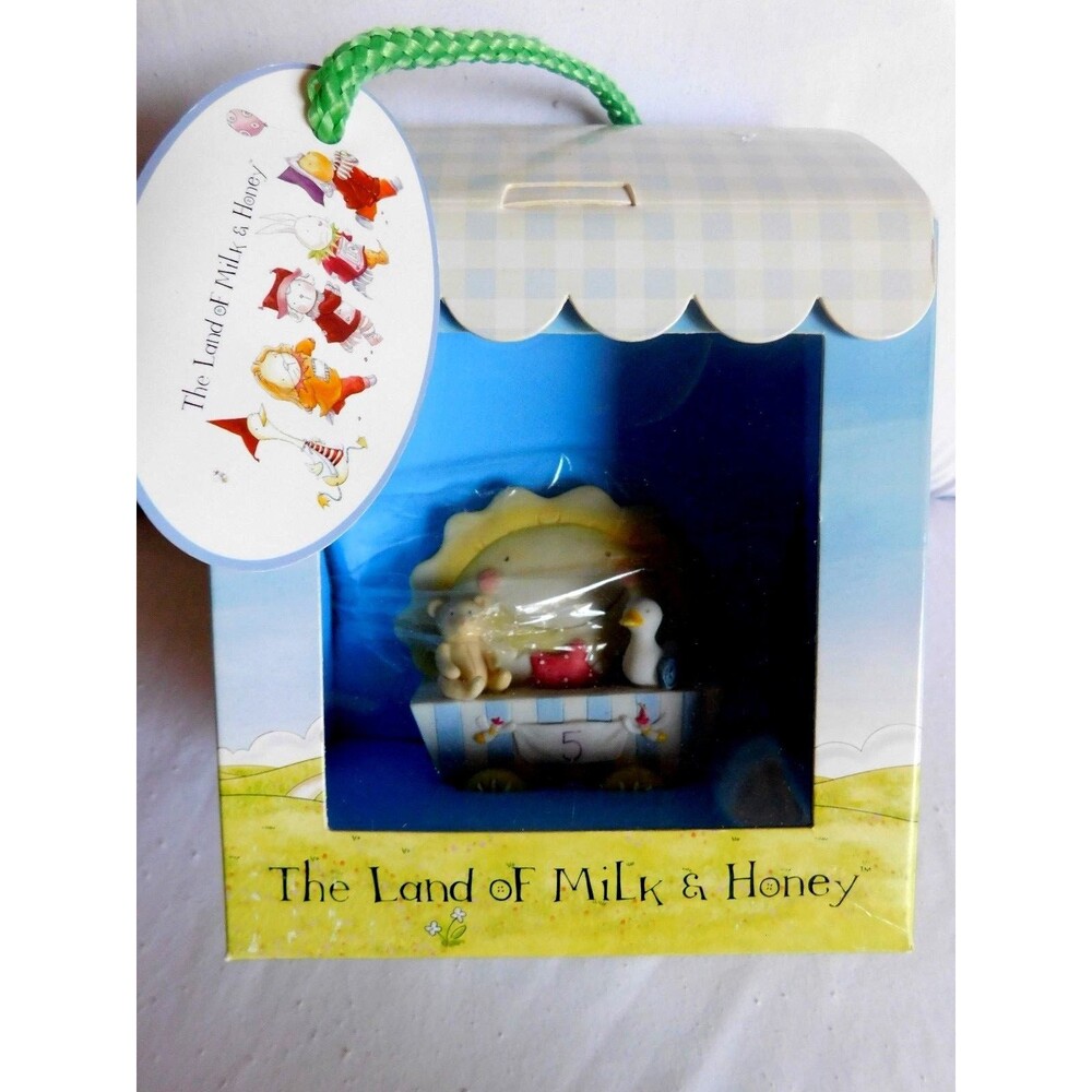 Enesco Land Of Milk And Honey Birthday Train-Sun #4007290 (5 year piece)